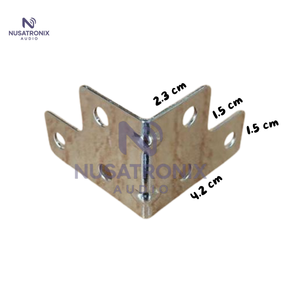 BOX SIKU L HARDCASE SIKU SALON BESI KECIL (SILVER/HITAM)