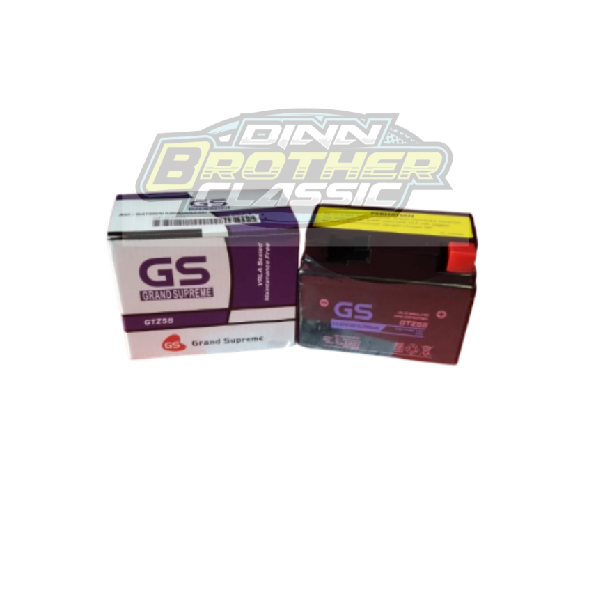Aki Kering Motor Aki GS Grand Supreme 12V 5A GTZ5S Beat Scoopy