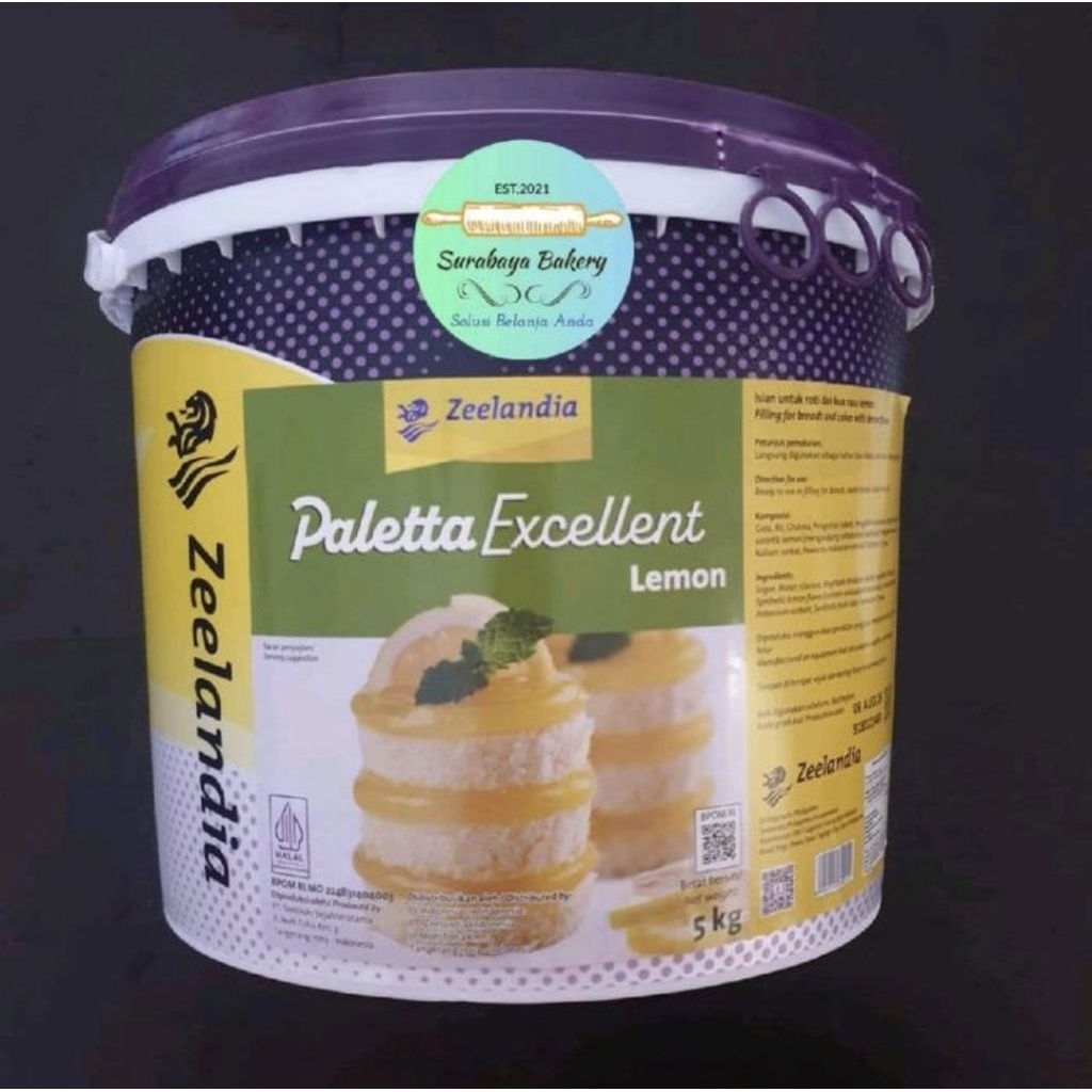 Paletta Lemon Zeelandia/Selai Lemon Zeelandia 5Kg