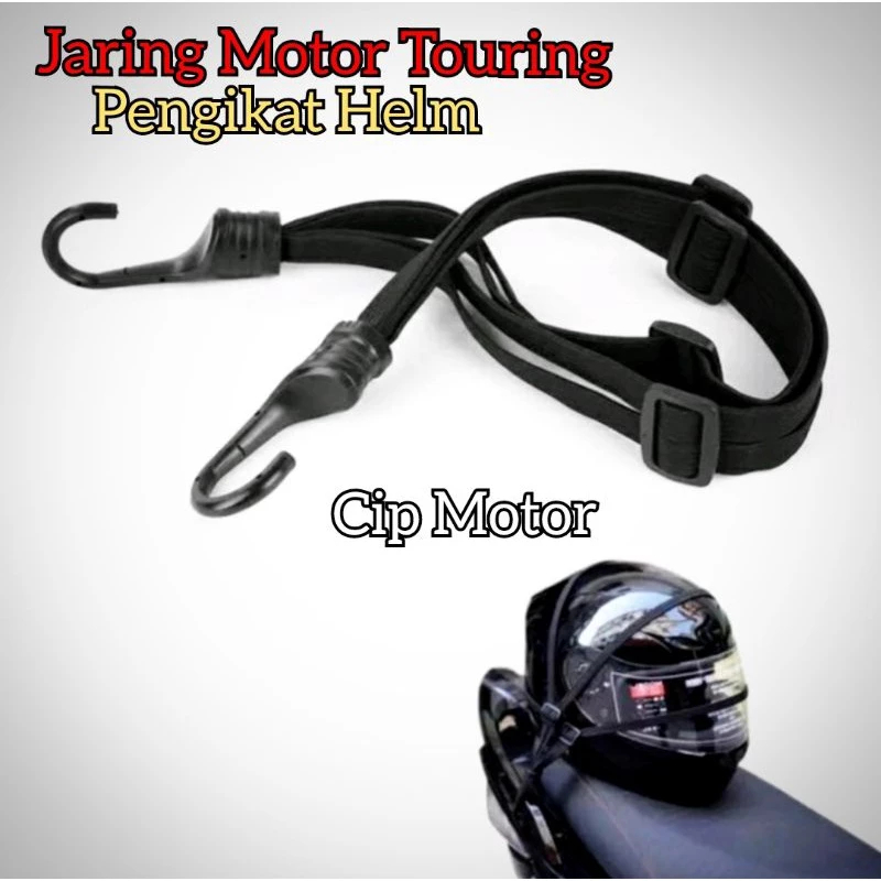 Tali helm Jaring Helm Tali Pengikat barang Di Motor Nmax Aerox Vario Beat Mio Universal