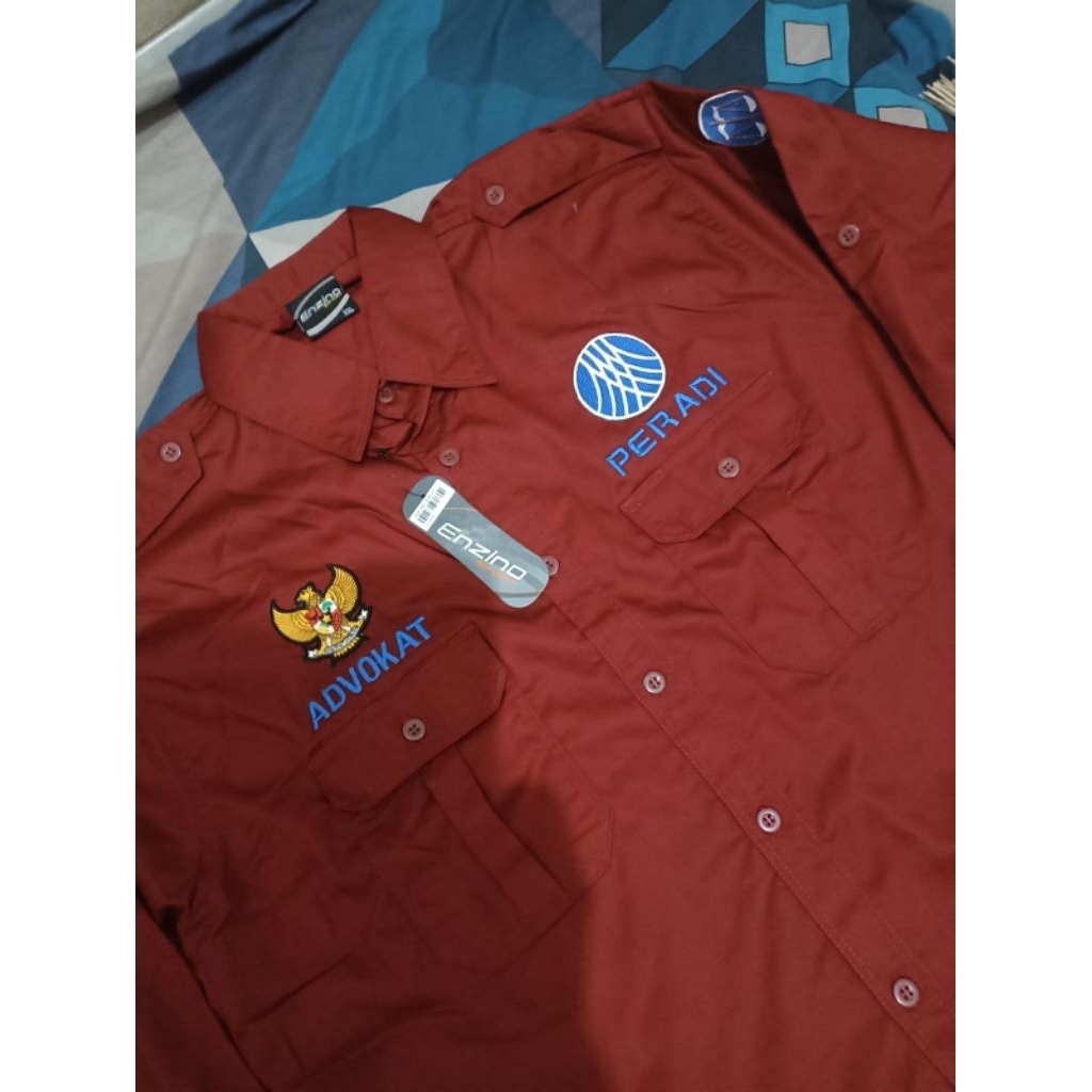 KEMEJA ADVOKAT PERADI/BAJU PERADI ADVOKAT BORDIR