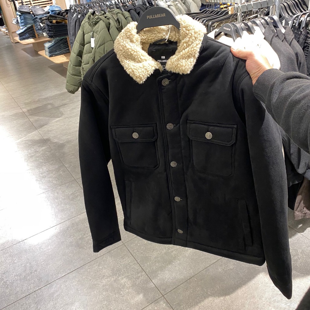 Jastipp. Jacket Suede Winter Pull&Bear (Man)