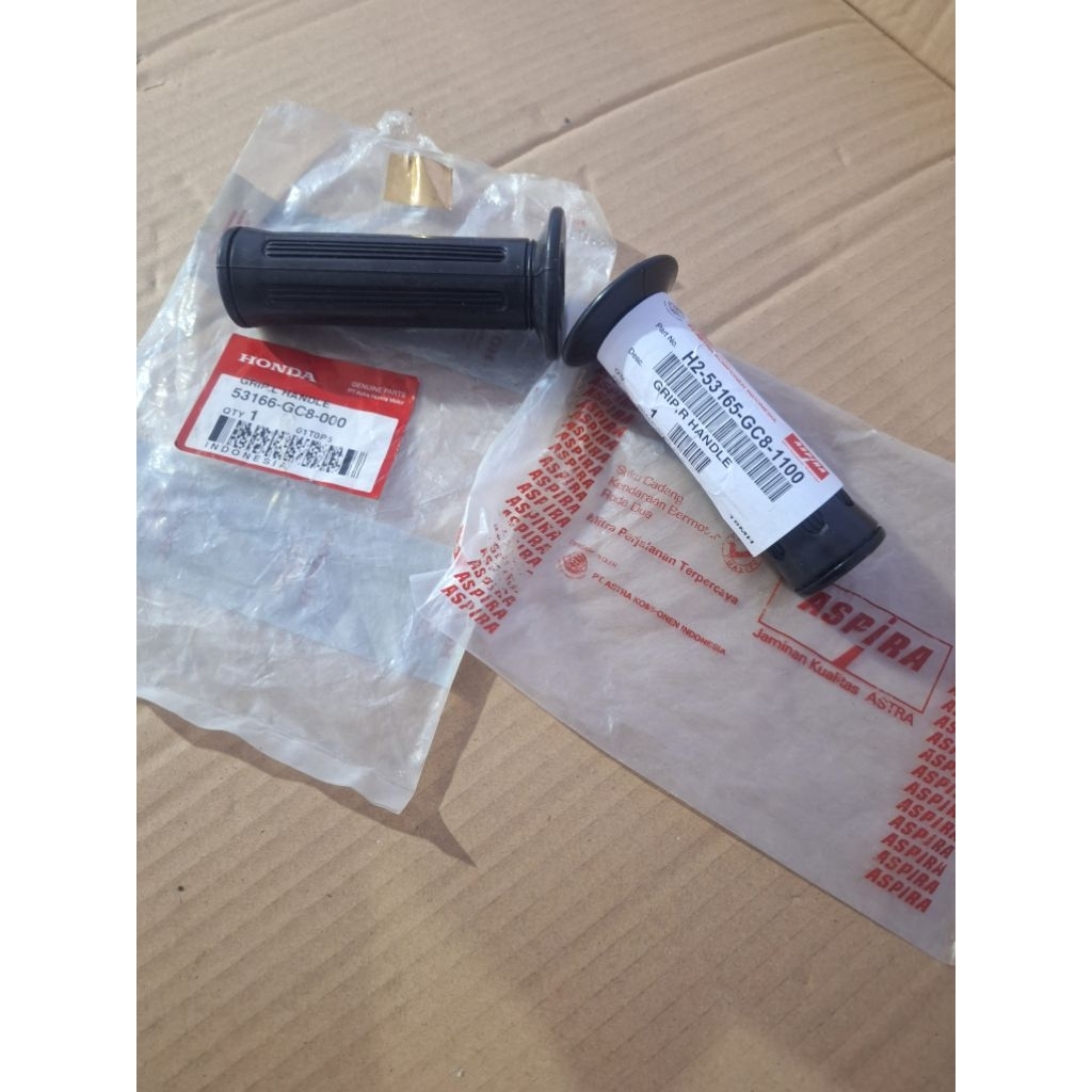Grip handgrip handpad honda astrea grand legenda star prima original kiri ahm kanan aspira aski kode