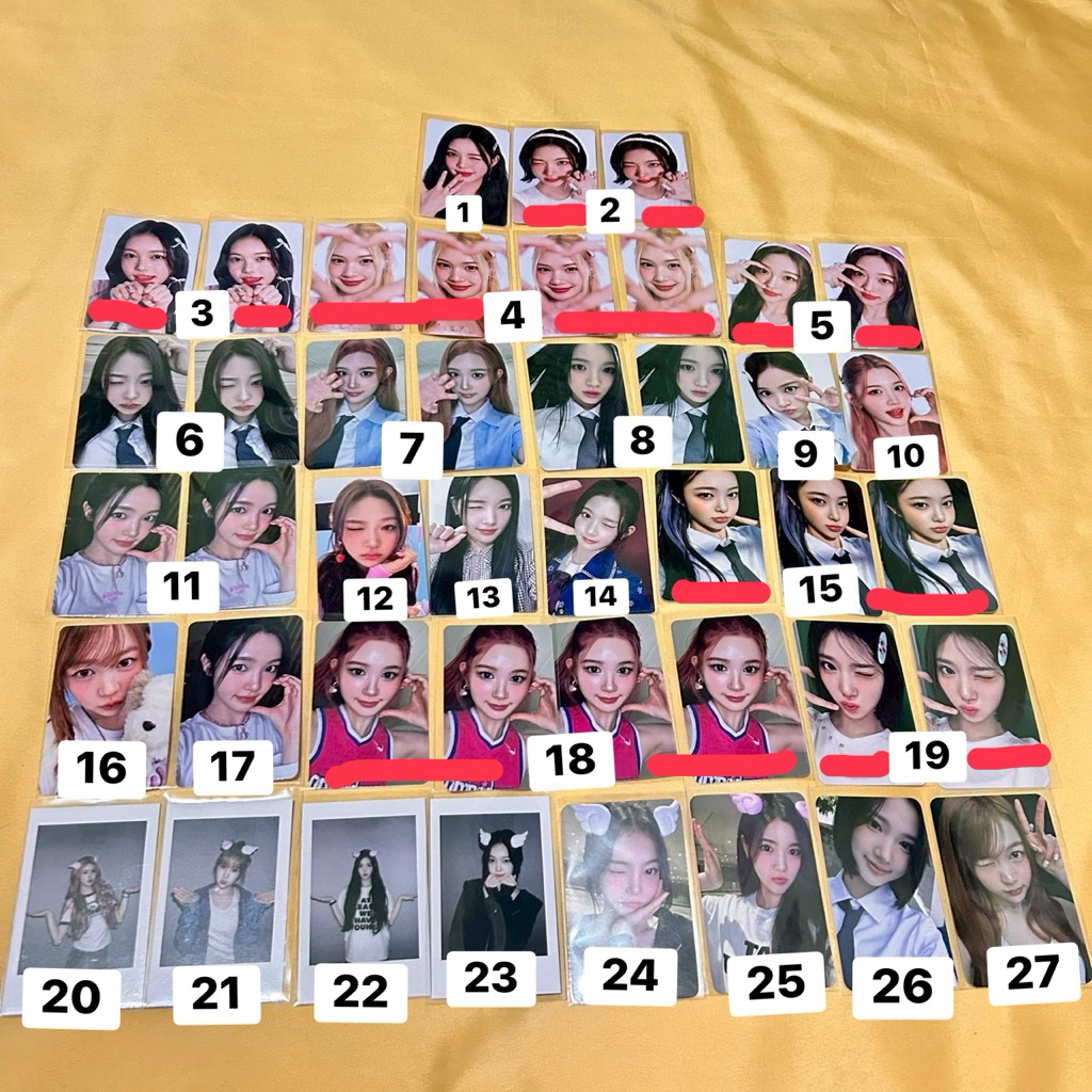 [READY STOCK] PC PHOTOCARD HEARTS2HEARTS H2H JIWOO CARMEN YUHA A-NA STELLA JUUN IAN YE-ON BNB BARENB