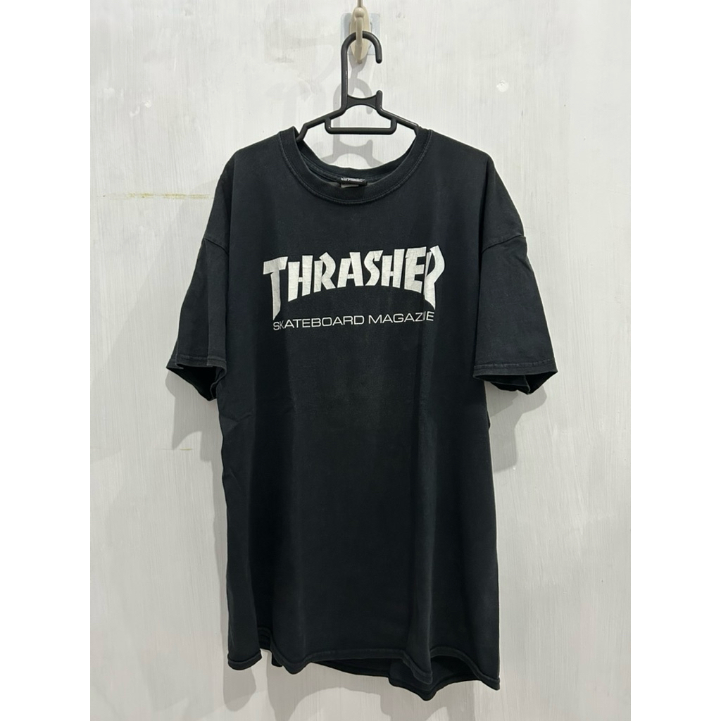 THRASHER Black Logo T-Shirt Second Original