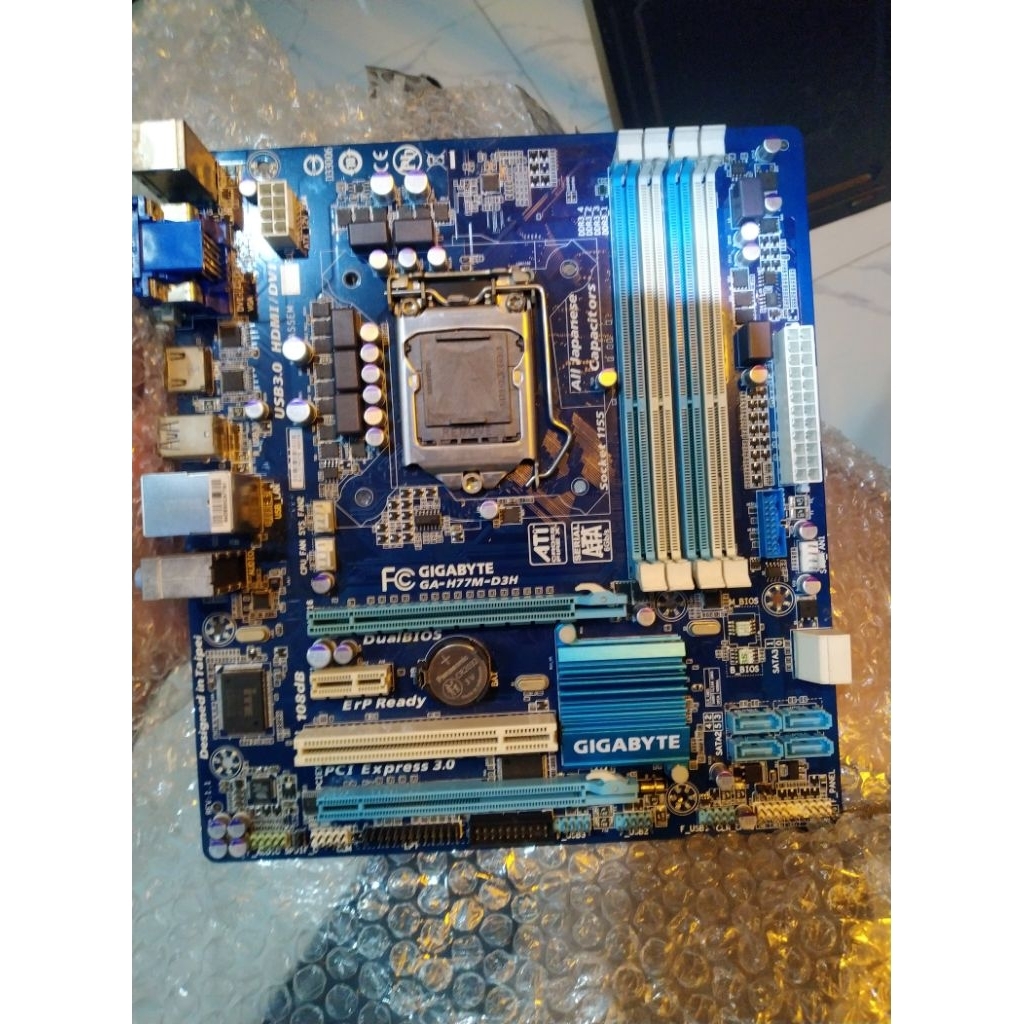 gigabyte h77m-d3h 1155