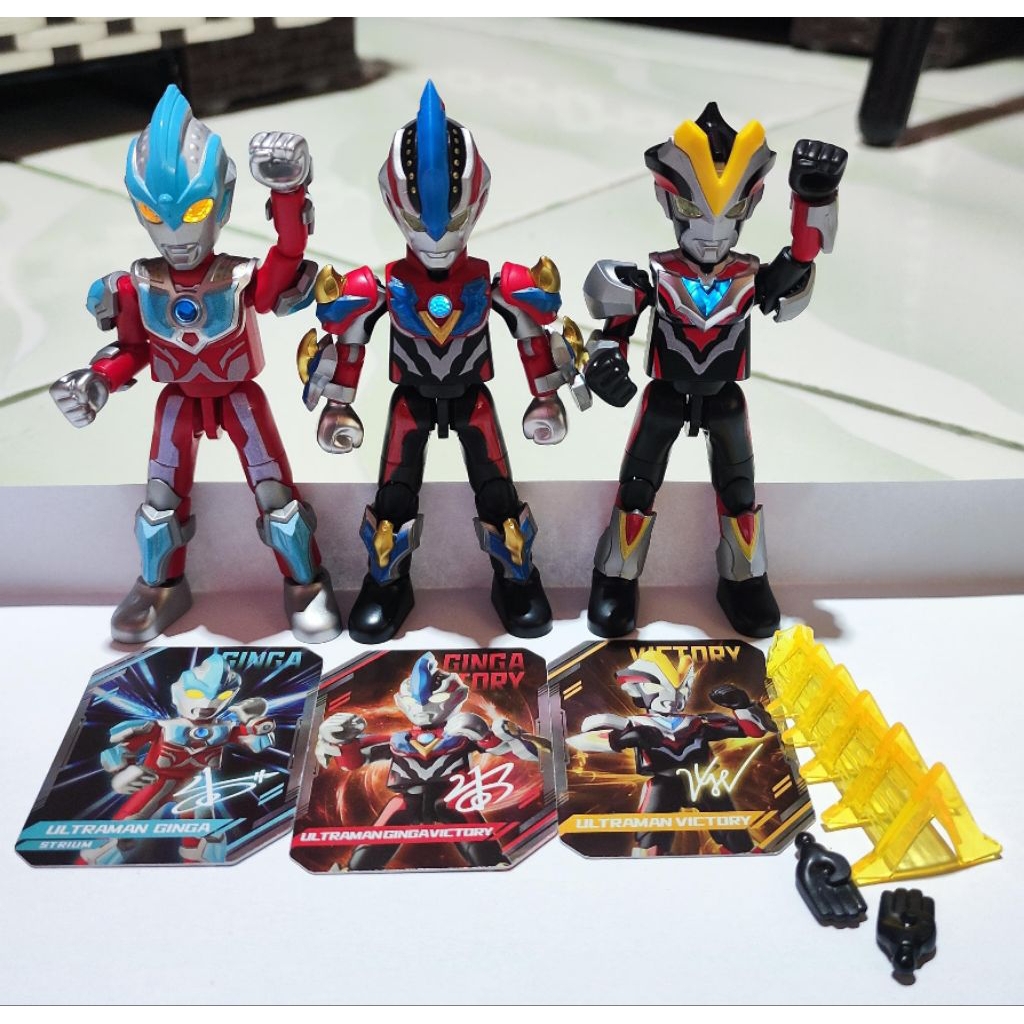 Ultraman SV09 Ginga Strium, Victory, & Ginga Victory rakit