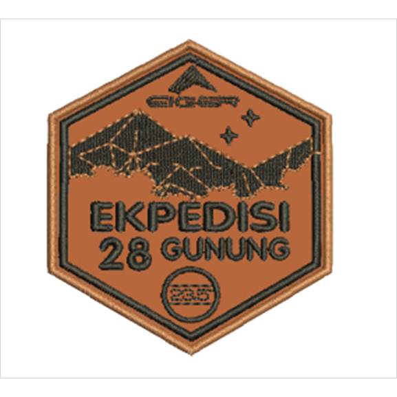 Emblem Patch Bordir Eiger Ekspedisi 28 Gunung - CBI