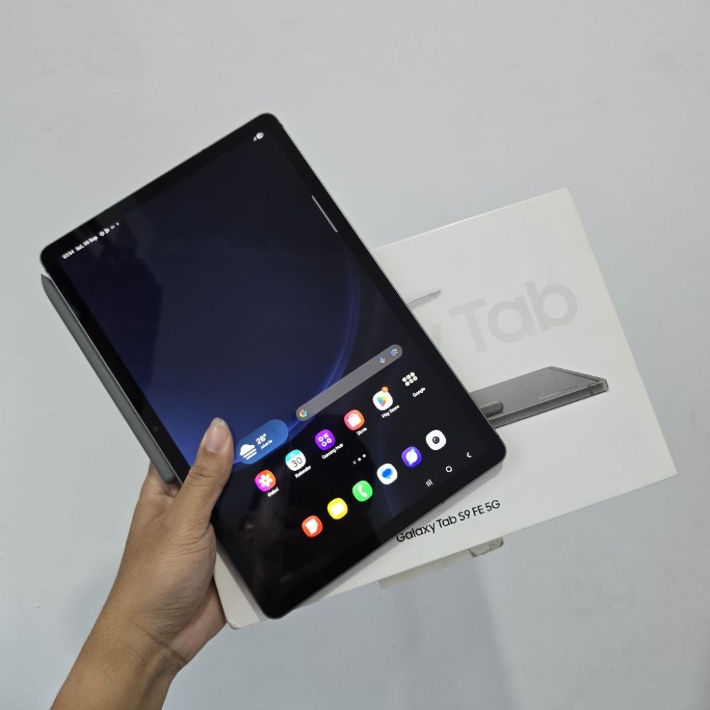 samsung galaxy tab s9 fe 5G 6/128Gb second bagus