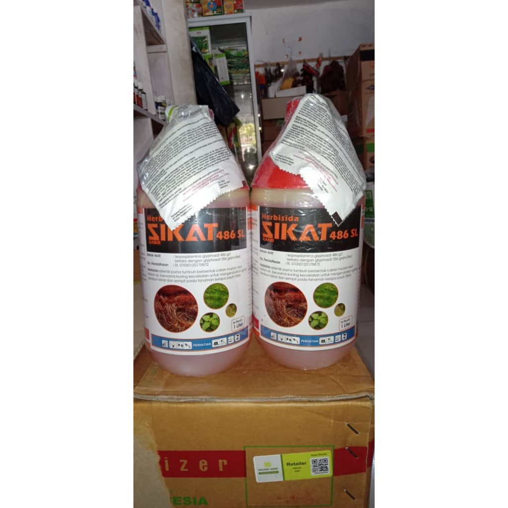 Herbisida Sikat 486 SL Sistemik Glifosat Cepat