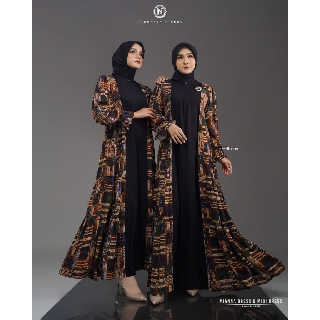 MIANNA SERIES BY NADHEERA LUXURY || Gamis nadheera || Gamis Premium || Gamis motif