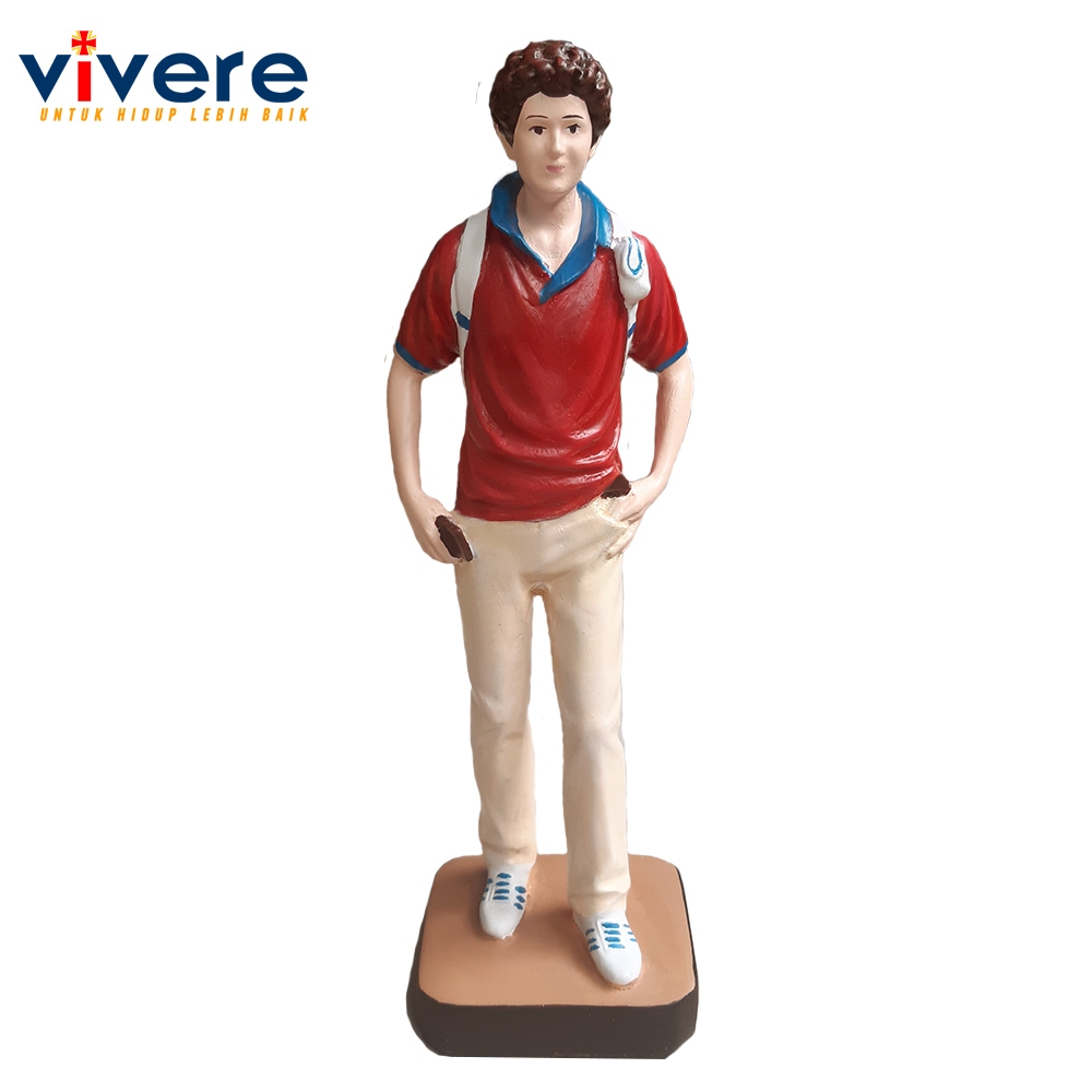 Patung Santo Carlo Acutis 20 cm Premium