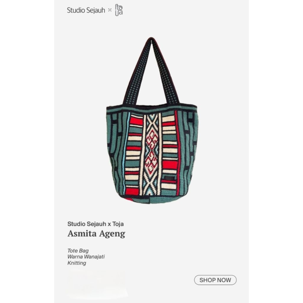 Tote bag Toja sejauh mata memandang