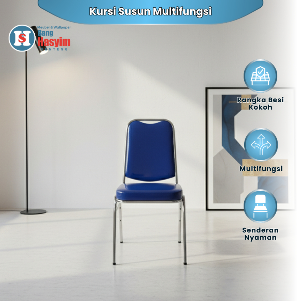 Kursi hajatan Kursi pesta Kursi besi tumpuk Kursi besi hajatajn busa empuk