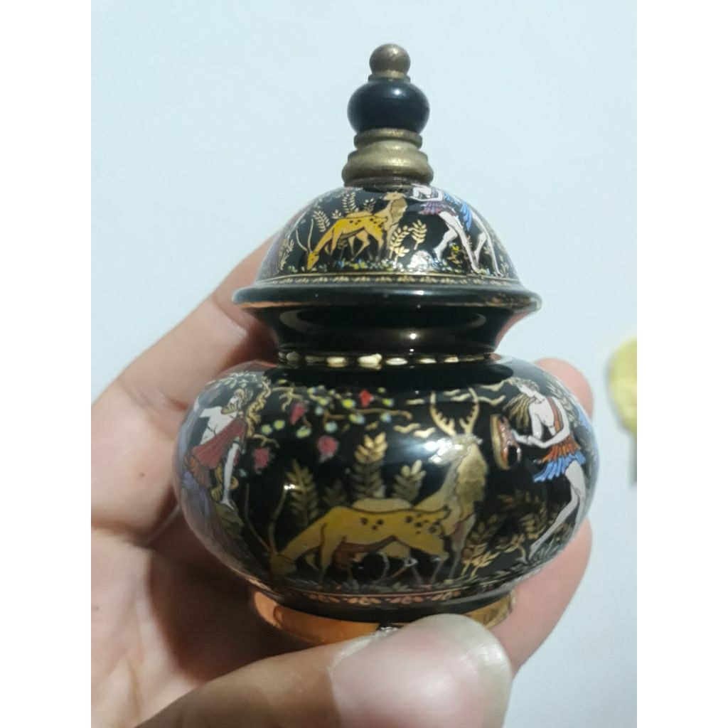 botol antik vintage untuk parfum keramik