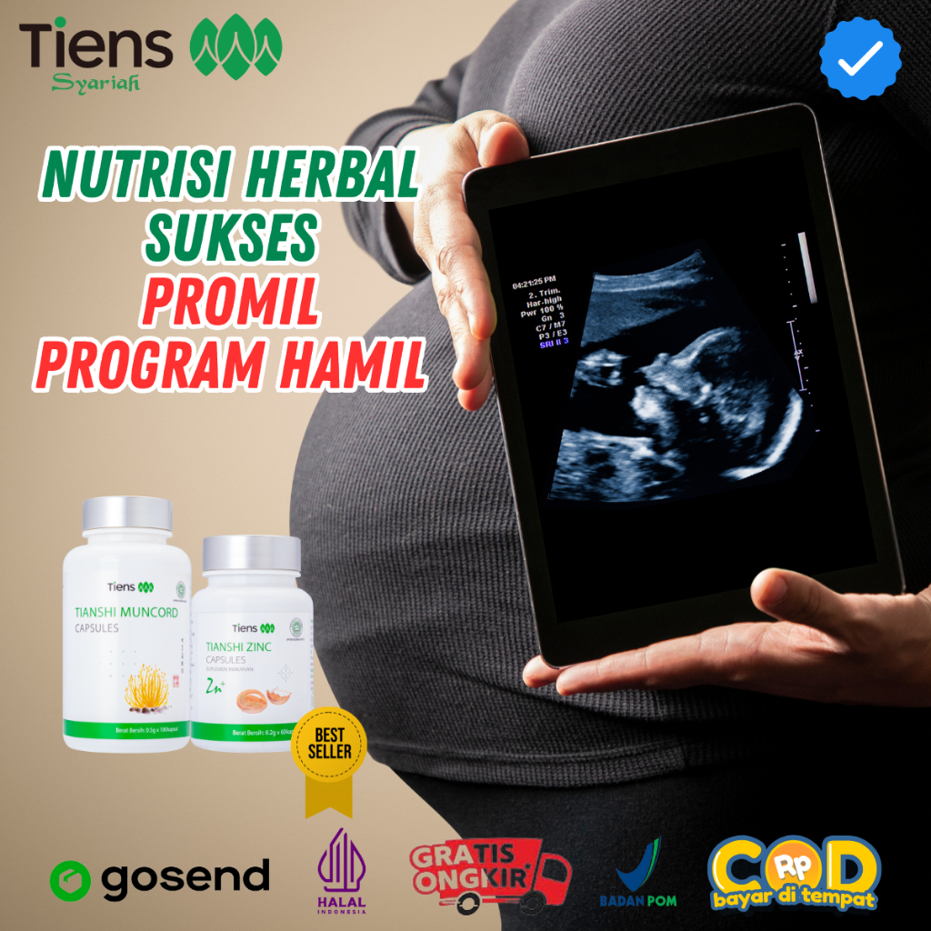 Tiens Tcm Herbal China Promil Kesuburan Pria & Wanita Program Hamil Penyubur Fitofarmaka Original