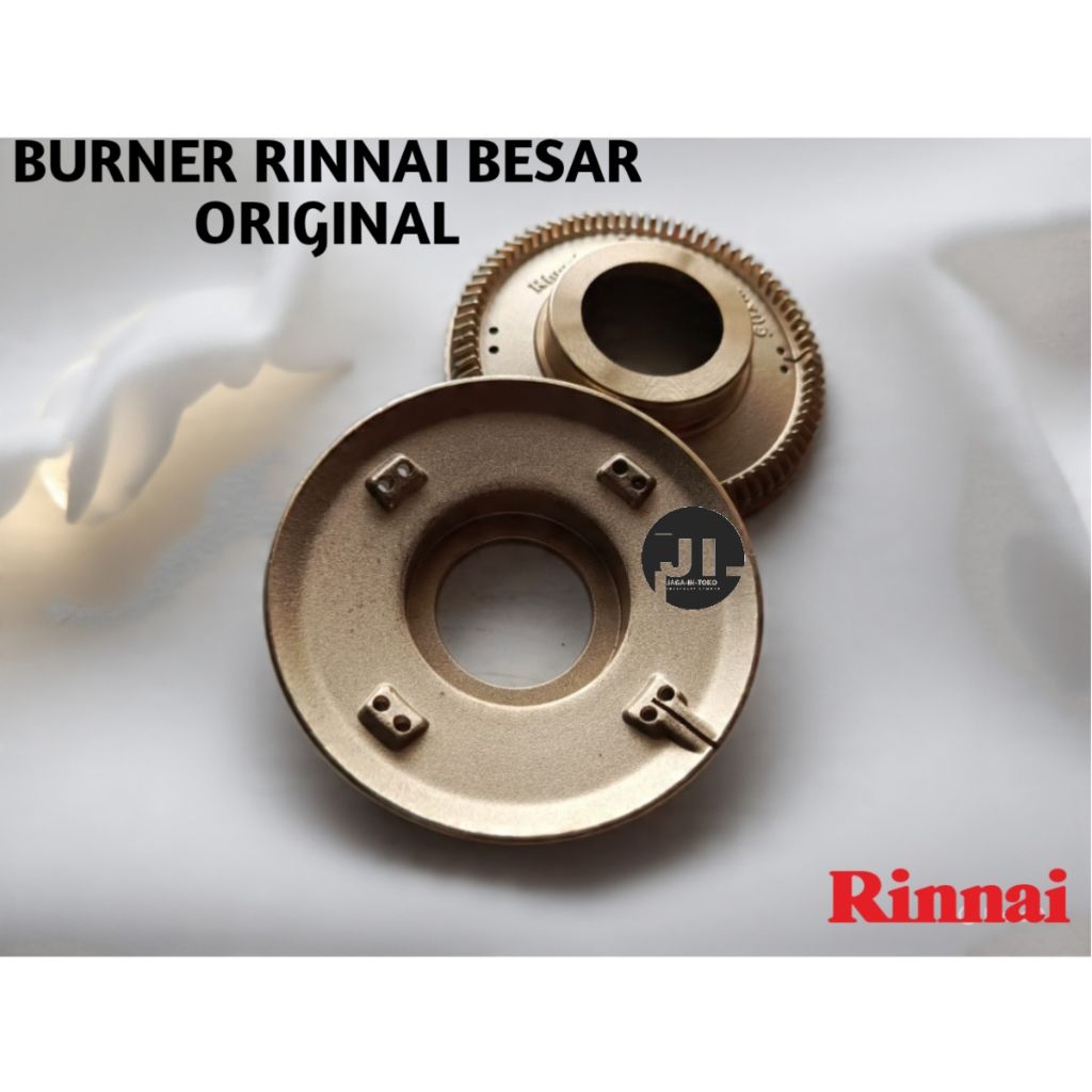 BURNER KUNINGAN KOMPOR GAS RINNAI TIPE RI 511 A, RI 522 A, RI 522 AT,i RI 514 A, RI 602 A, RI 602 AG