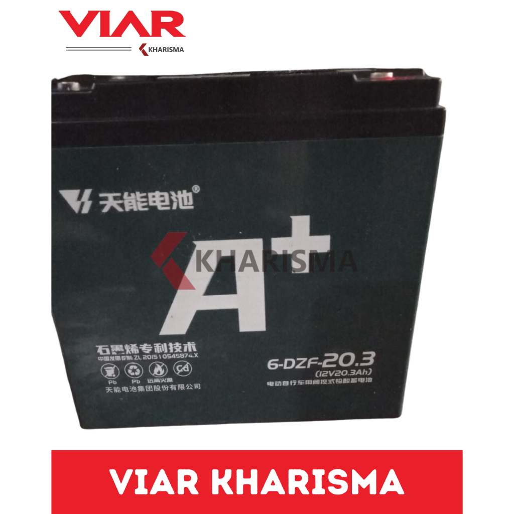(1 Pcs ) BATTERY "AKASHA" Baterai Sepeda Listrik VIAR AKASHA Kode Part 99704-EBA-000