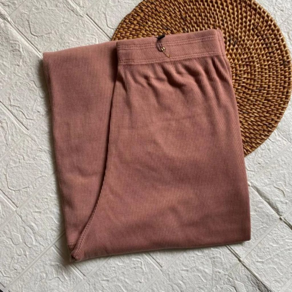 Losspants Jumbo Celana wanita Kulot Knit rajut