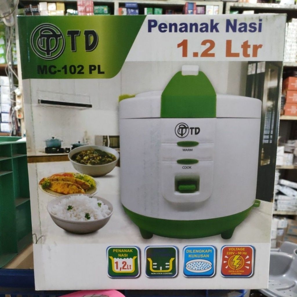 RICE COOKER PENANAK NASI MAGIC COM TD 1.2 LITER DAN 1.8 LITER