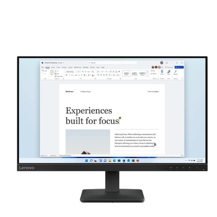 LENOVO MONITOR 24 INCH L24-4E IPS FHD 1080P 4MS 100HZ