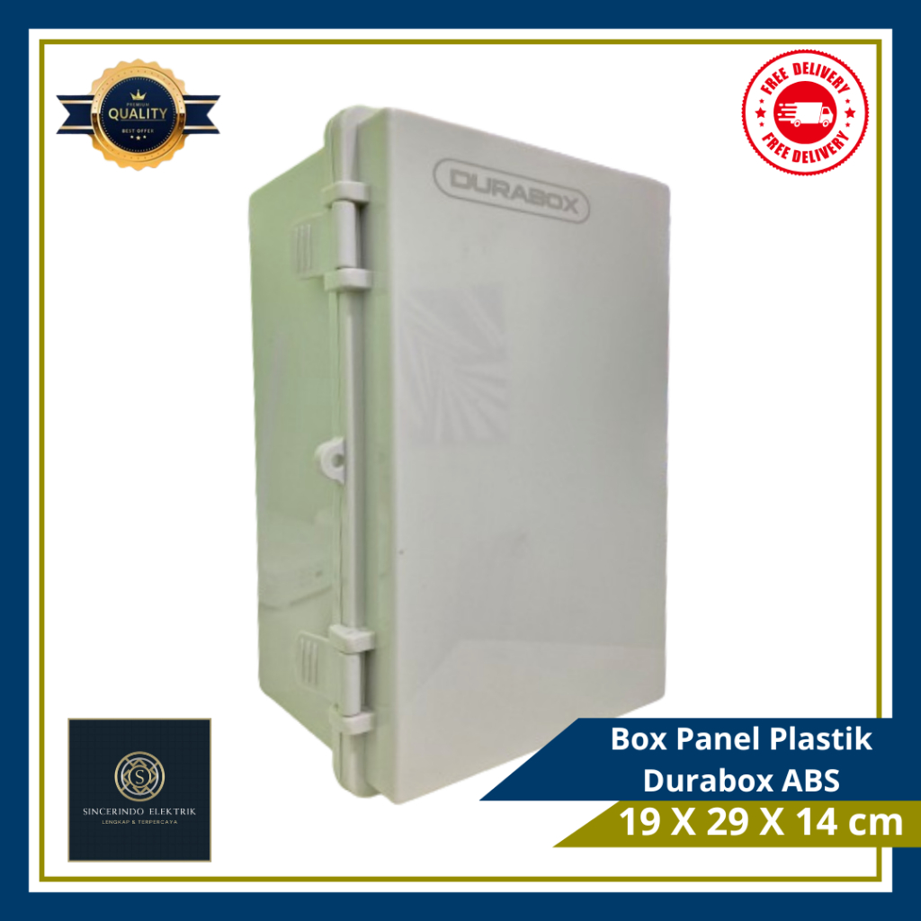 Box Panel Plastik Durabox ABS 19 x 29 x 14 CM