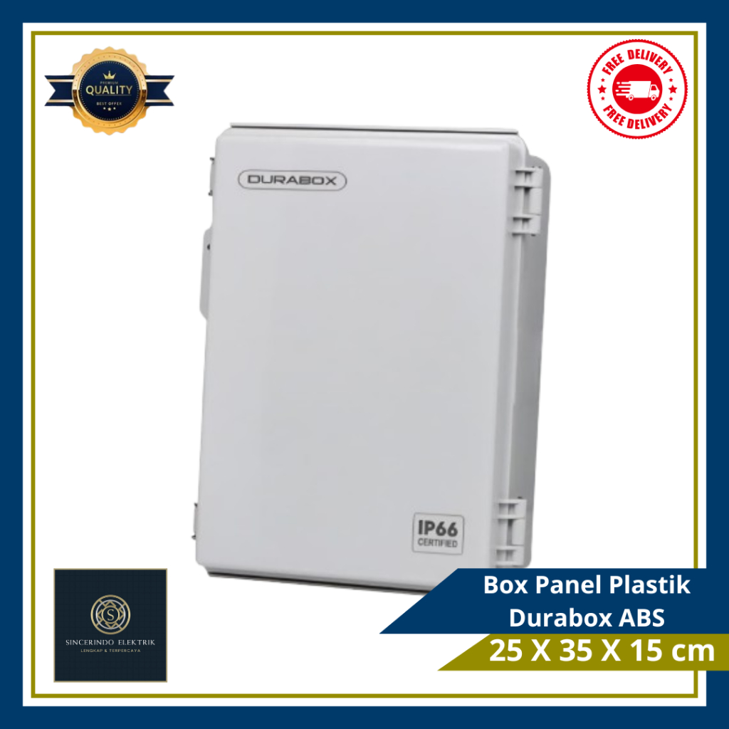 Box Panel Plastik Durabox ABS 25 X 35 X 15 CM