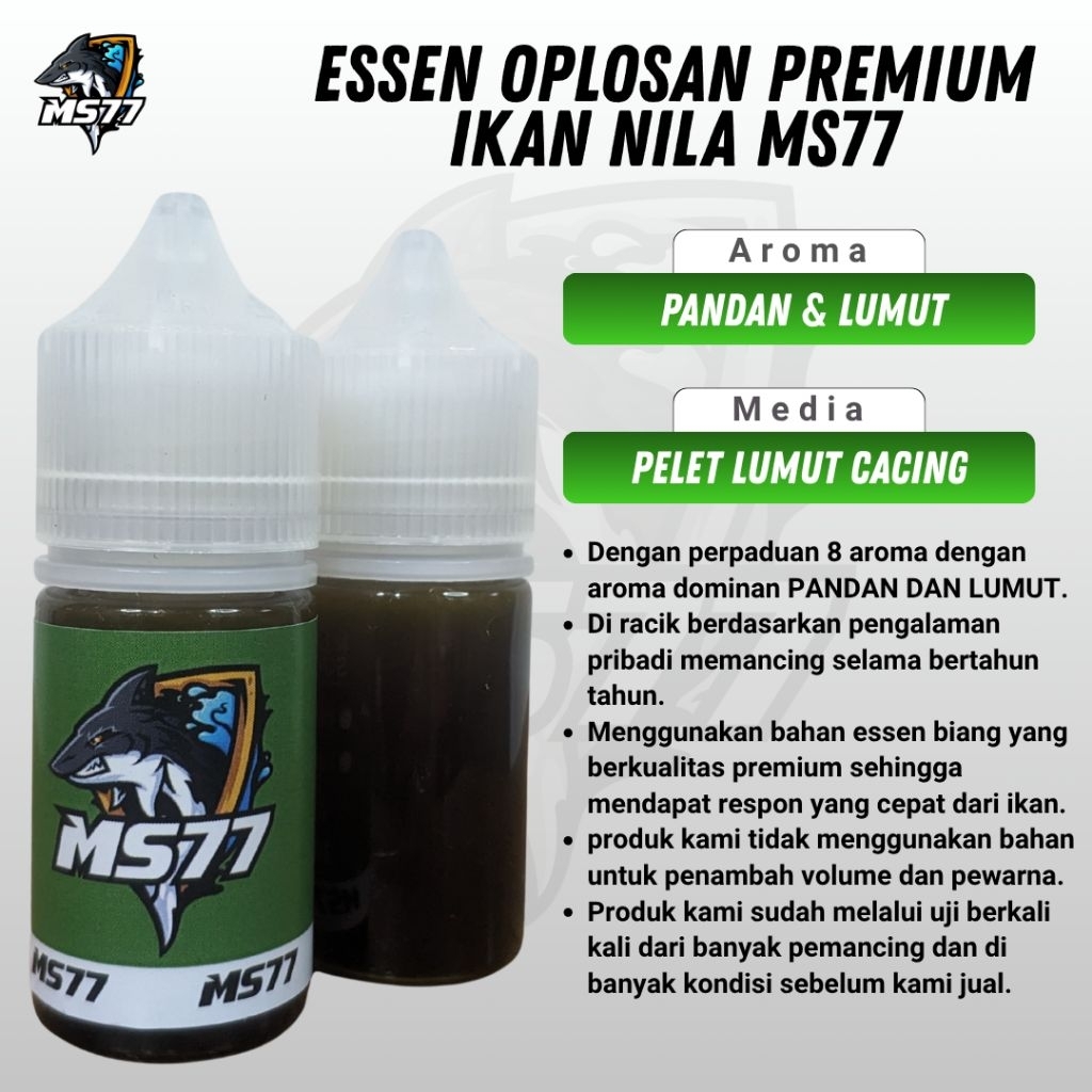 ESSEN ikan nila gacor premium aroma pandan lumut || harian lomba liaran