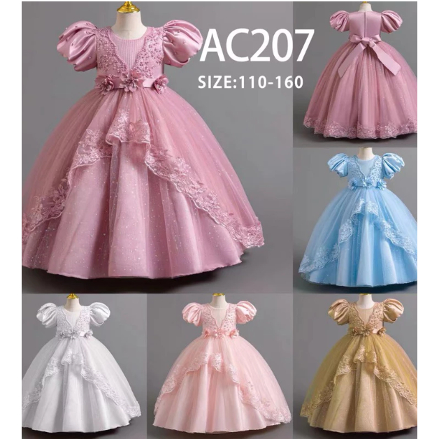 TTB-Gaun natal anak dress pesta anak gaun kembang anak gaun pesta anak gaun natal -Dress Anak Peremp