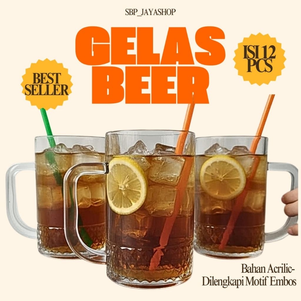 Gelas Diamond Plastik Bening 600ML