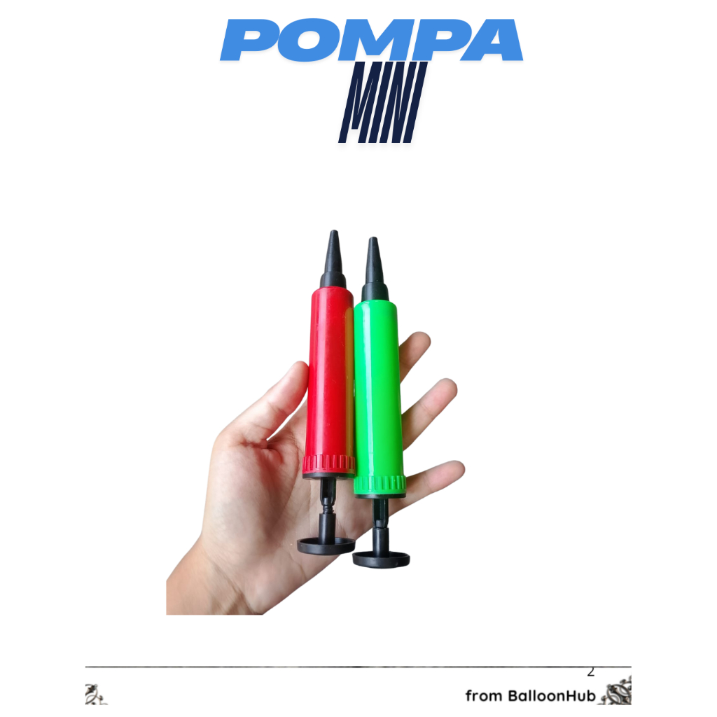 Pompa Balon Mini Manual Alat Pompa Balon Mini Pompa Balon Dekorasi Pompa Balon Praktis