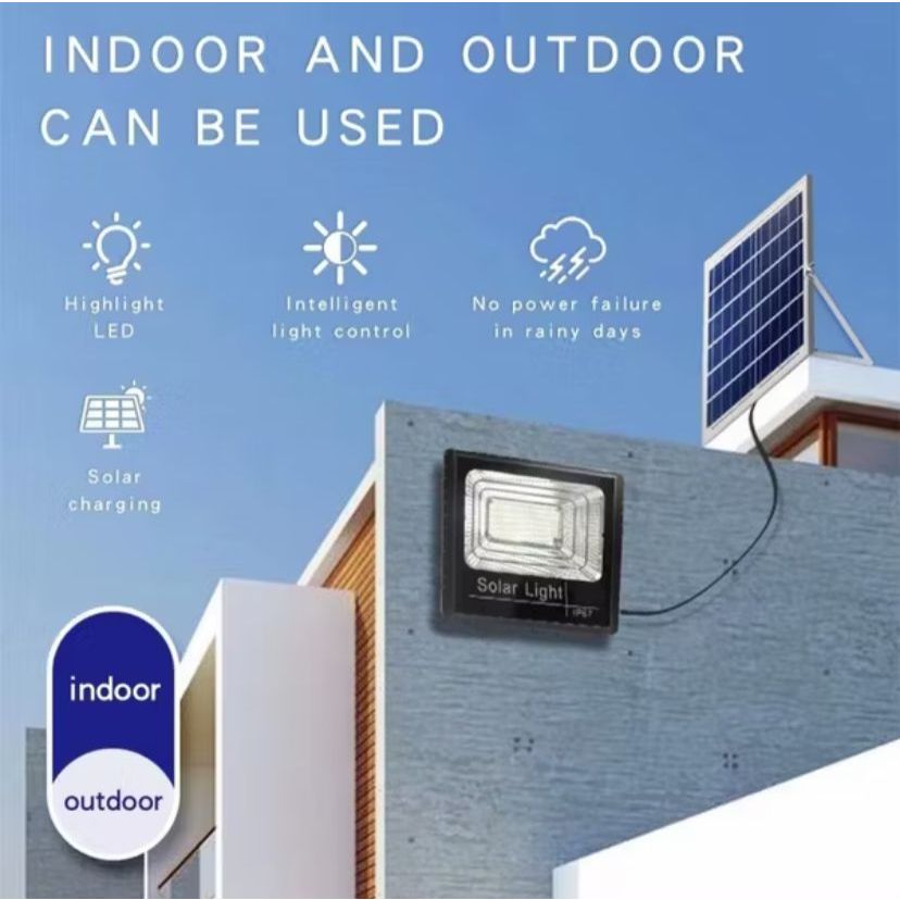 Lampu tenaga surya Lampu solar panel Lampu sorot solar cell lampu outdoor lampu sorot solar cell