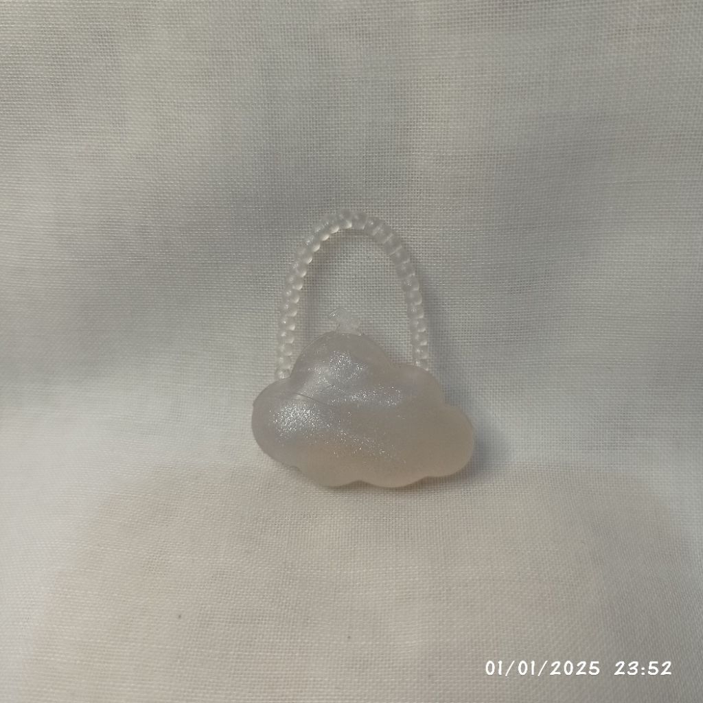 Tas Barbie Ori Mattel – Clear Cloud Handbag | Tas Barbie Handbag Bening Transparan Bentuk Awan