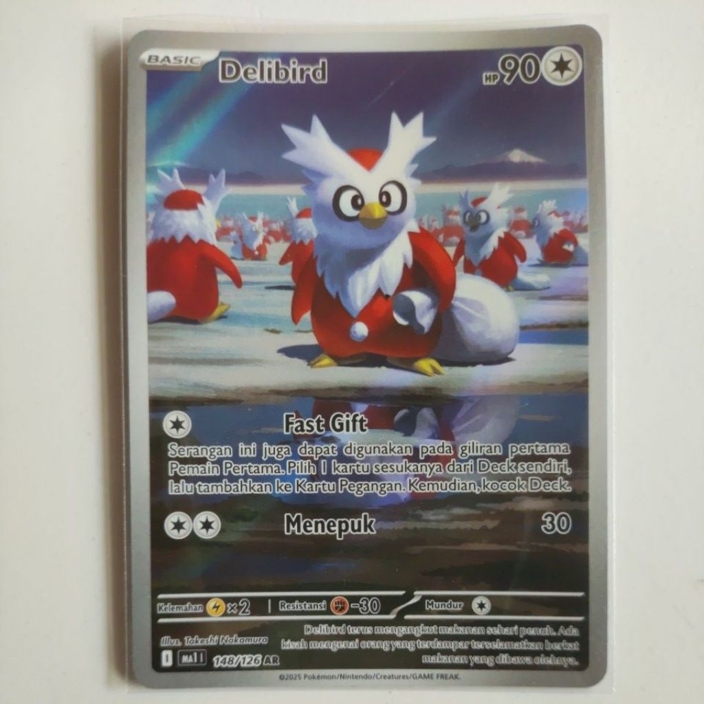 Kartu Pokemon Delibird AR
