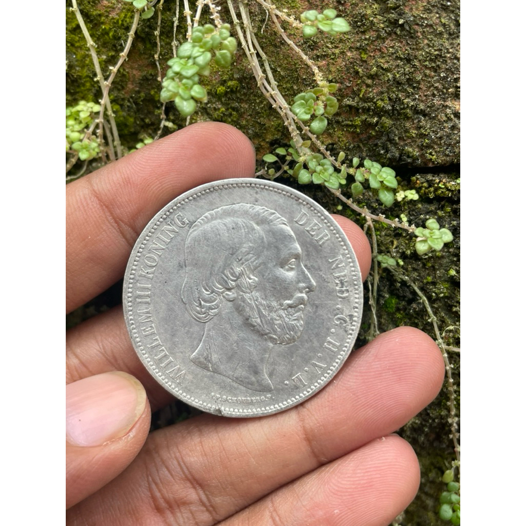 2½ Gulden Willem III,koin Perak Marta Collectin 02 Pusatnya koleksi unik