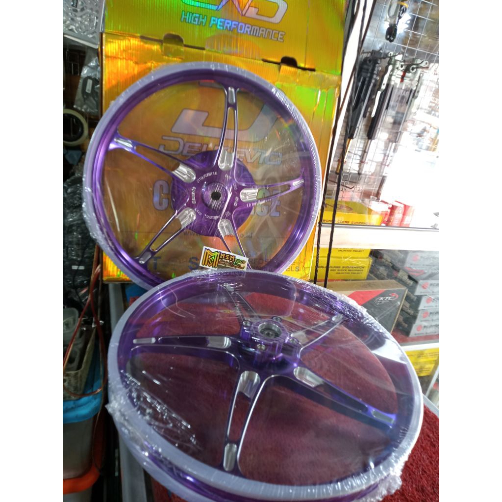 Velg Delkevic K-Speed Bintang Laut Ring 17 Mio, Mio Sporty, Mio Smile, Mio Soul, Mio J Pelak Palang 