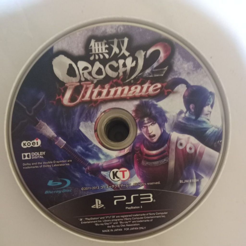 KASET PS 3 OROCHI 2 ULTIMATE SECOND