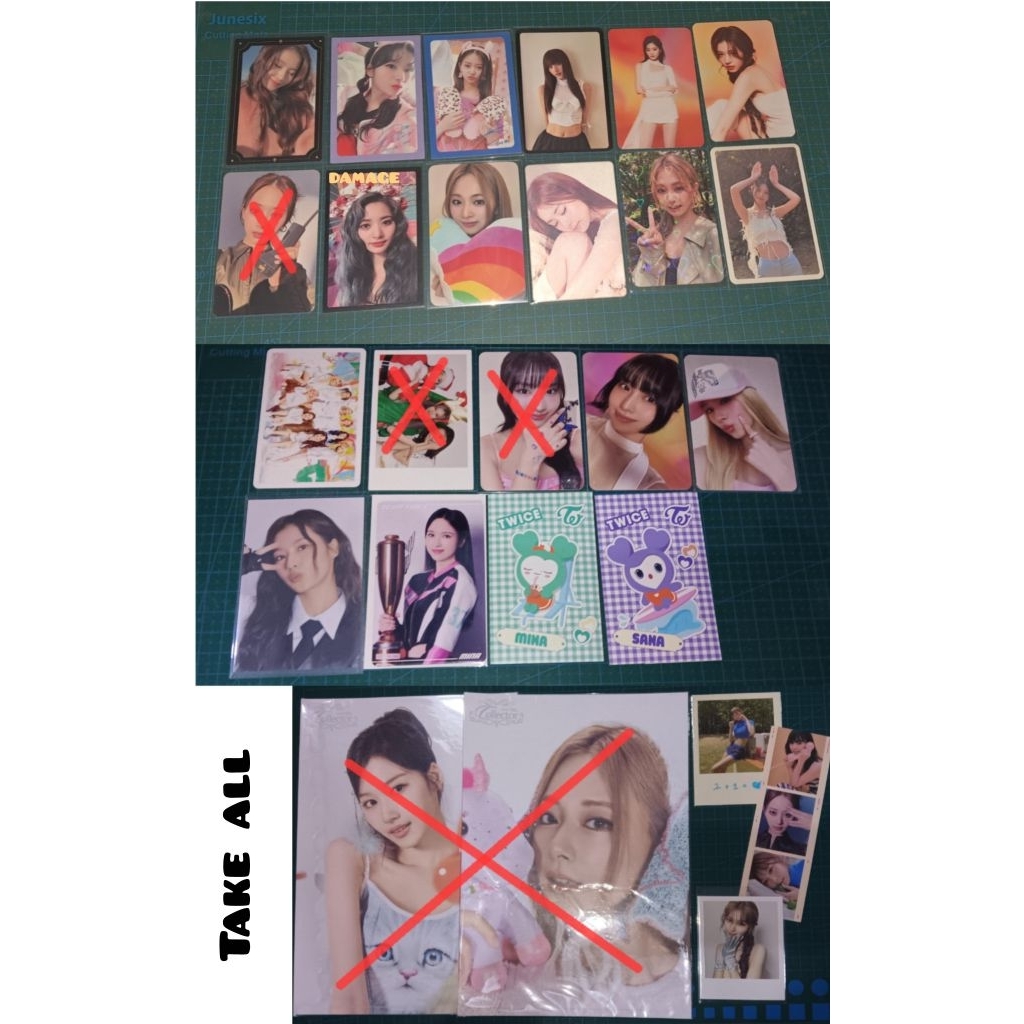 TWICE TZUYU SANA MINA MOMO PHOTOCARD TAKE ALL