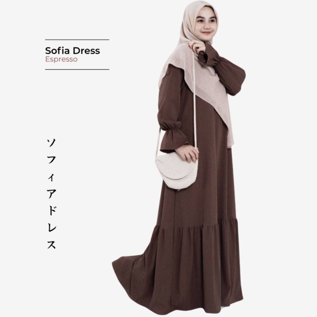Mininos Sofia Dress | Gamis Daily Look SImple