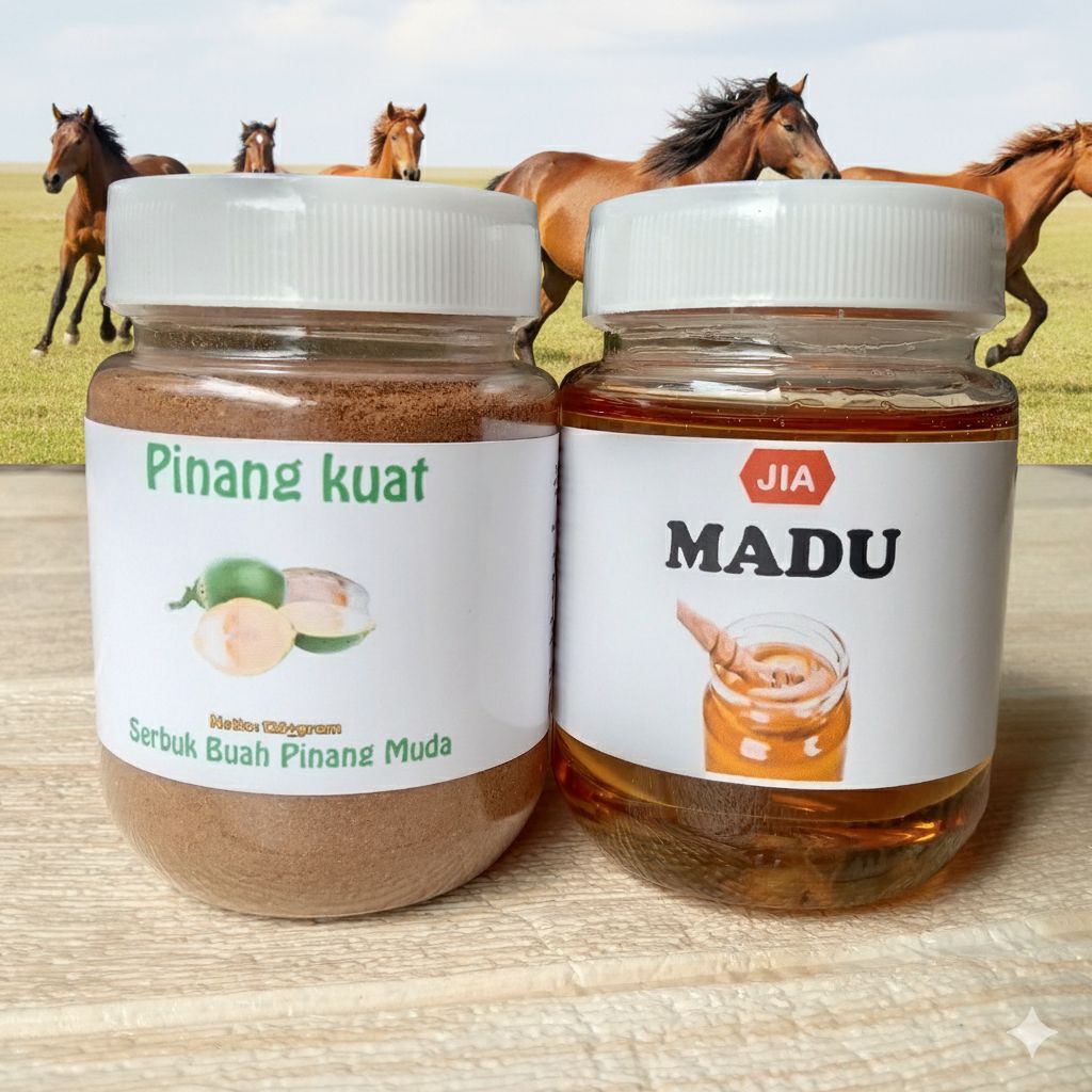 Serbuk Buah Pinang Muda Flus Madu