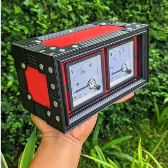 Panel Listrik Volt & Hz Meter