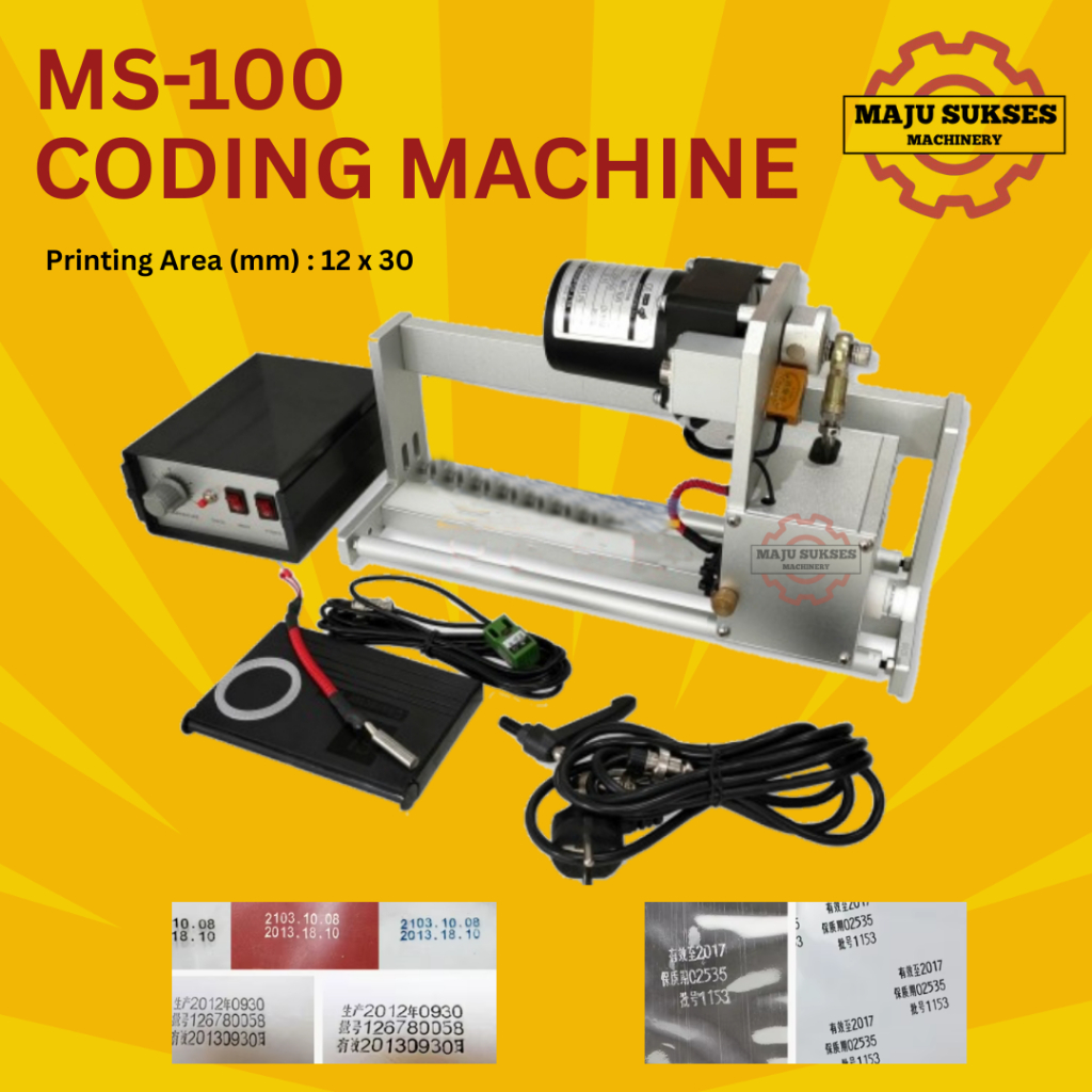 Mesin Coding Packaging Horizontal MS-100 | Mesin Cetak Expired Date