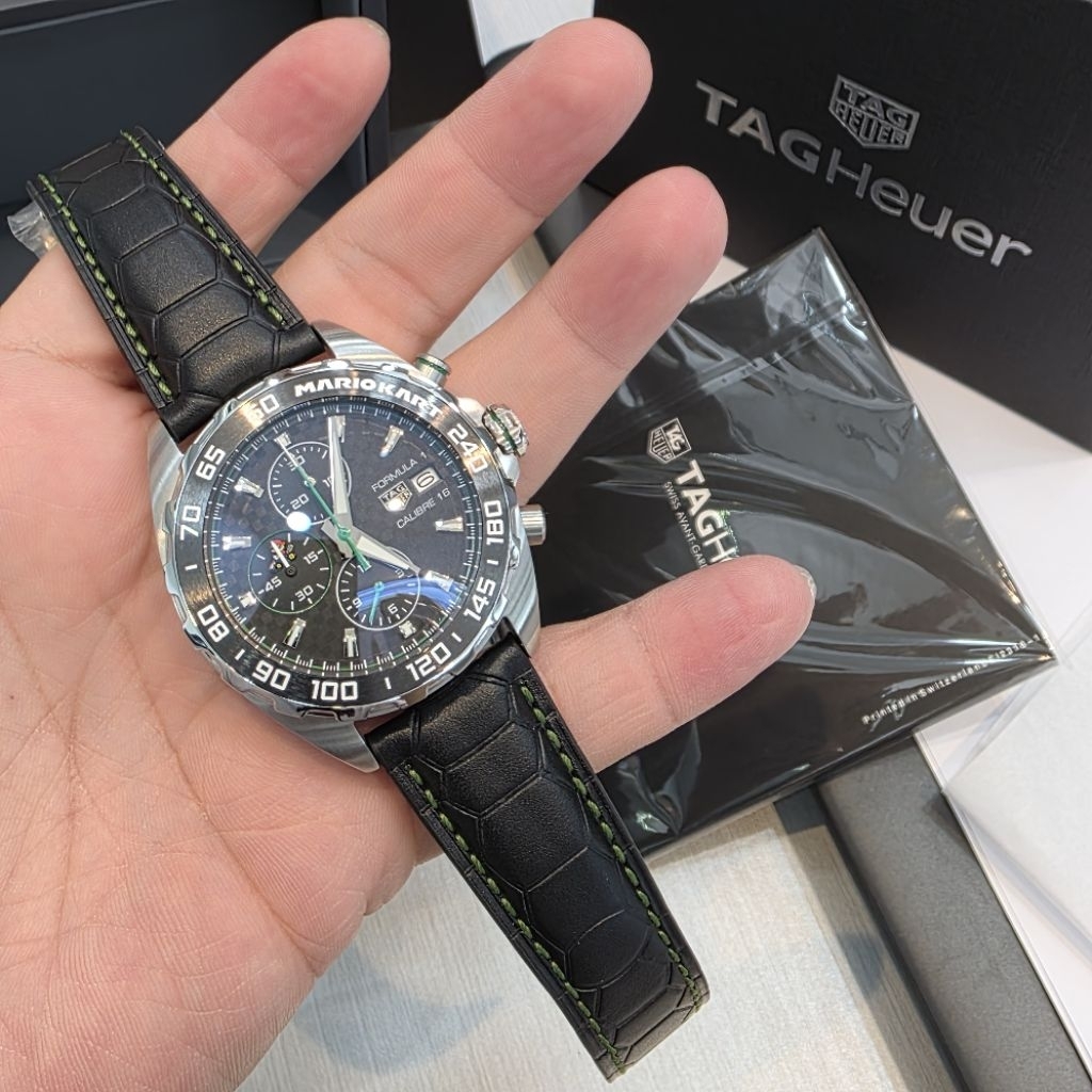 JAM TANGAN SPORT PRIA TAG Heuer Formula 1 Chronograph Calibre 16 – Mario Kart Limited Edition
