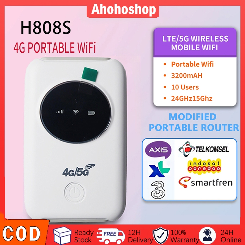 H808s 4G Modem Router Unlocked Bypass Hotspot Portable WIFI Router SIM Card Support ALL TELCO