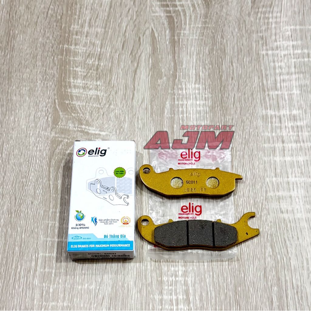 KAMPAS REM ELIG 2 PISTON KANAN NISSIN SAMURAI ORIGINAL ELIG EM053