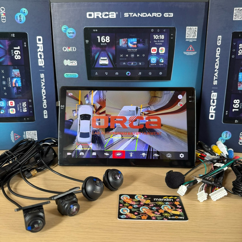 Head Unit Android 9" ORCA RAM 4GB / 128GB ROM Head Unit Android ORCA 9 inch / 10 inch TERBARU