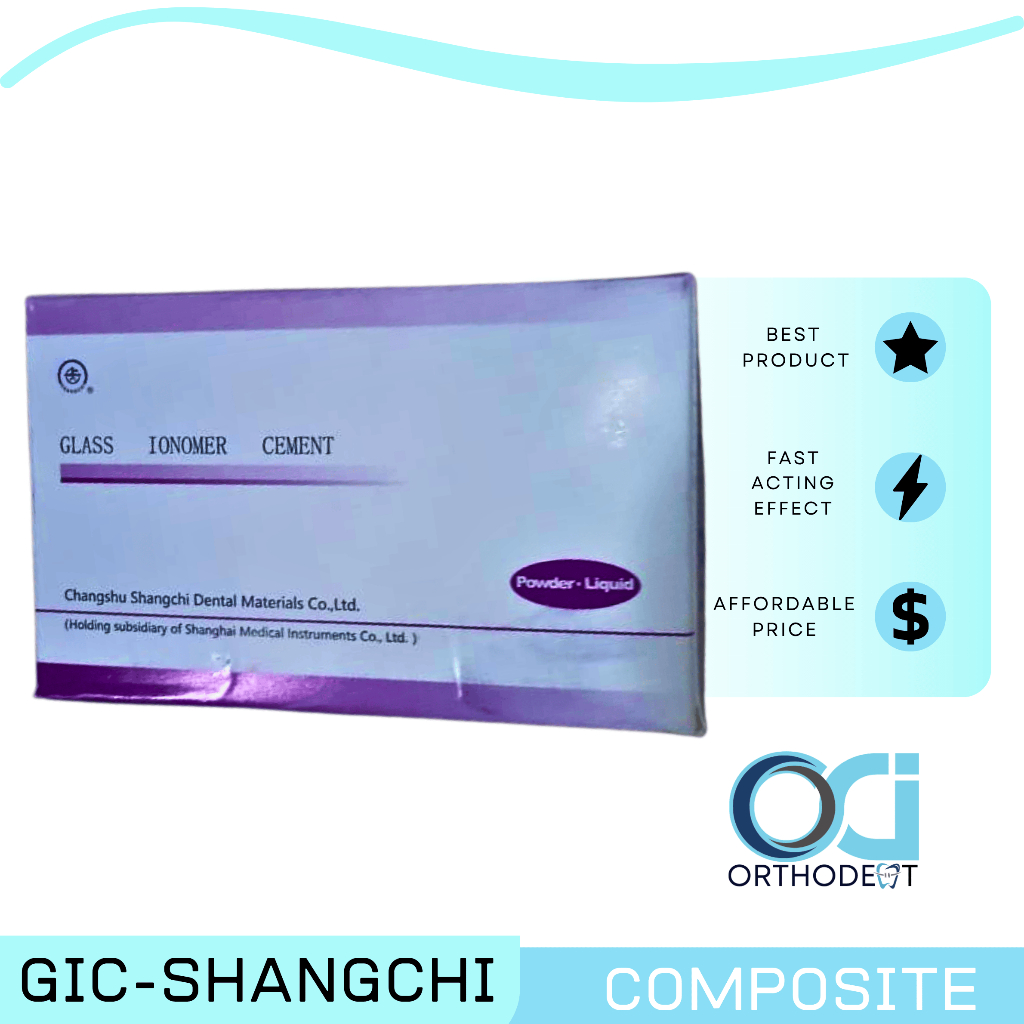 OD ShangChi Glass Ionomer Cement Kit 3 Powder + 3 Liquid – GIC Dental