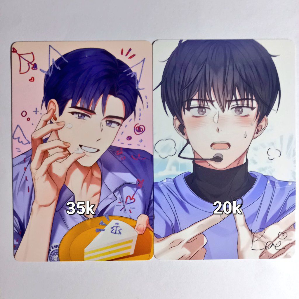 Photocard/PC Official Debut or Die/DMJ Baese/Lee Sejin A dan Chungwoo TeSTAR Ediya Manhwa