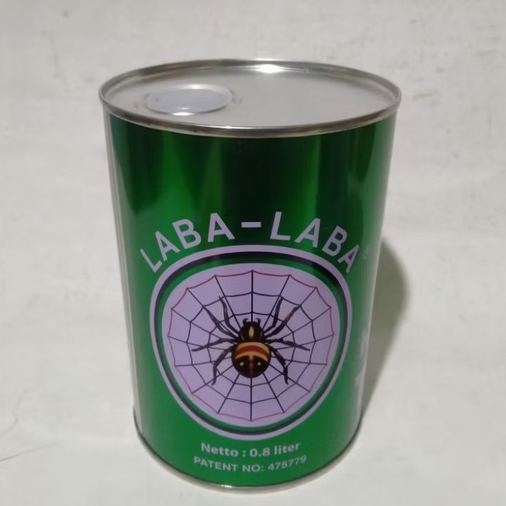 Thiner Laba laba super high gloss isi 0.8 liter campuran cat kayu besi mobil Tiner