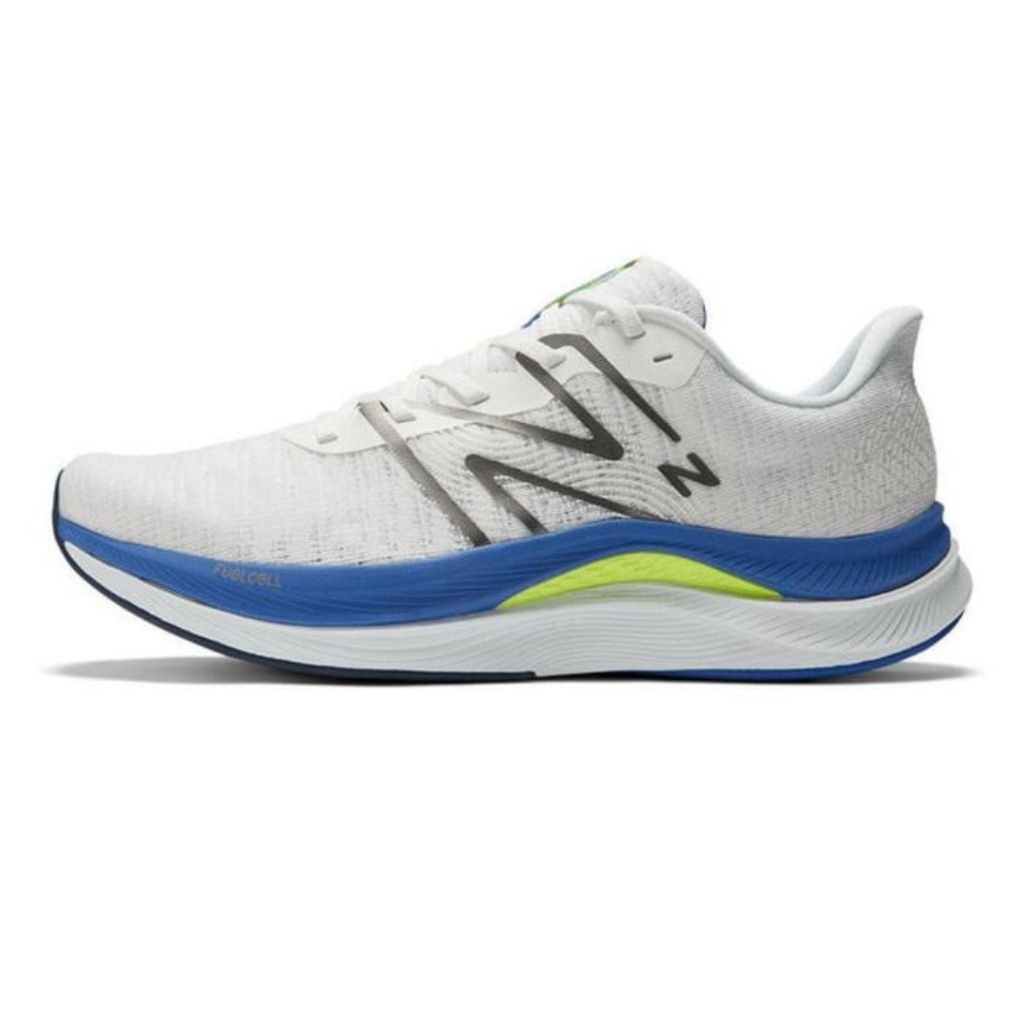 Sepatu Lari FuelCell Propel V4 White / Marine Blue